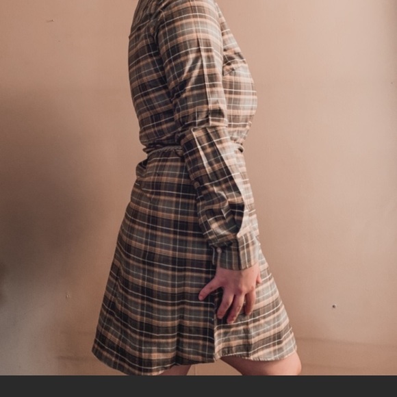 NWT ✨ U.S. Polo Assn. Plaid Button Up Dress - Picture 1 of 4